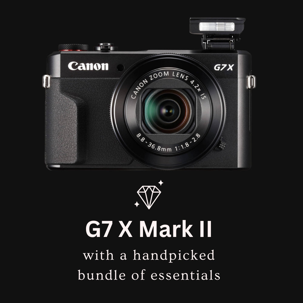 Canon Powershot G7 X Mark II Diamond+ OUTFIT - Black