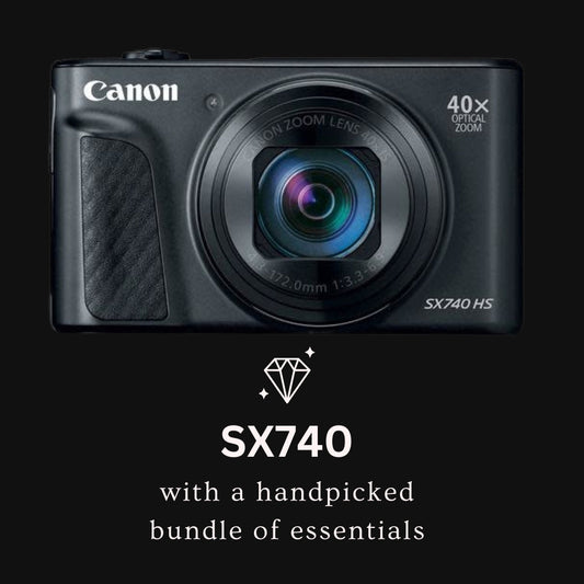 Canon Powershot SX740 HS Diamond+ OUTFIT - Black