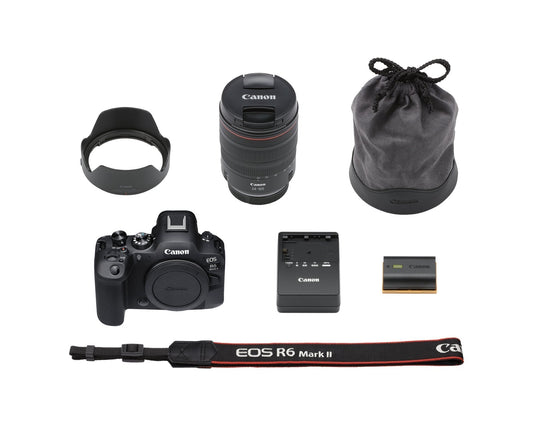 Canon EOS R6 Mark II Mirrorless Camera with RF24-105mm f/4 L Lens